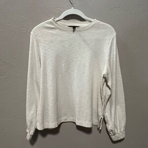 Banana Republic Off-White Long Sleeve Top